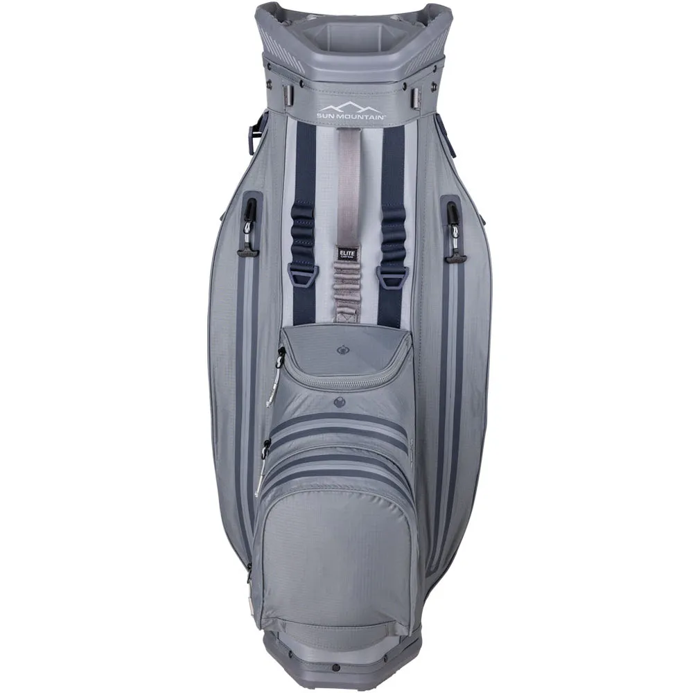 Sun Mountain H2NO ELITE Waterproof Cart Bag - Cadet/Nickel