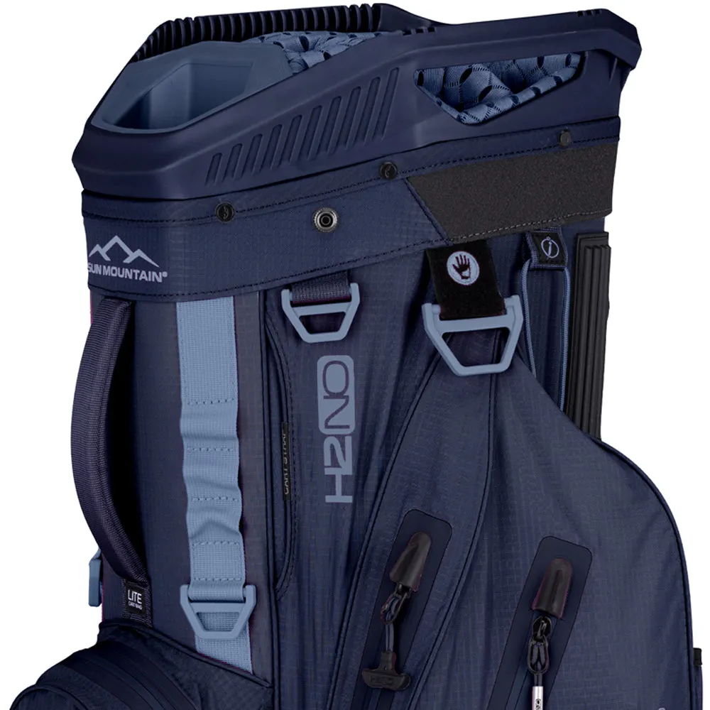 Sun Mountain H2NO Lite Waterproof Cart Bag - Navy Trident