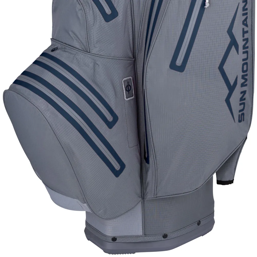 Sun Mountain H2NO Lite Waterproof Cart Bag - Nickel/Cadet
