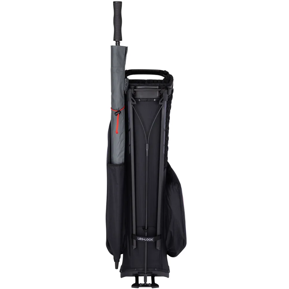 Sun Mountain H2NO Lite Waterproof Stand Bag - Black/Steel/Red