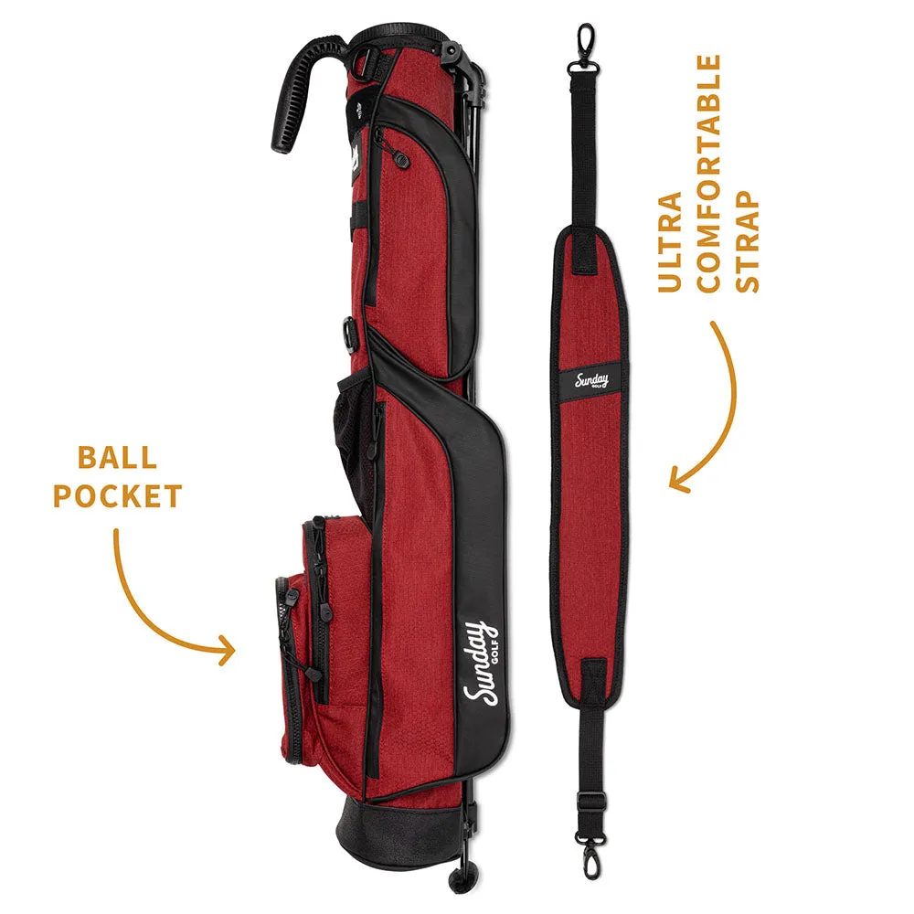 Sunday Golf Loma Pencil Stand Bag - Ron Burgundy