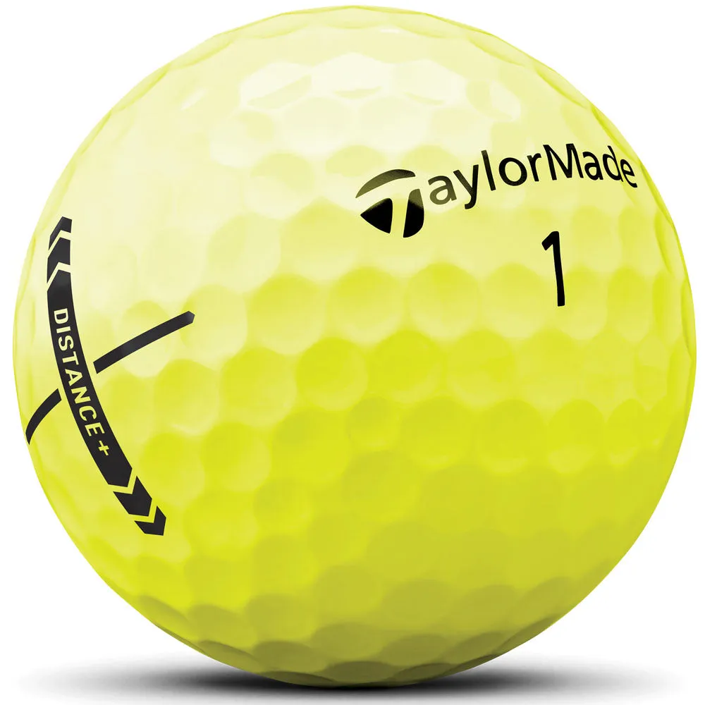 TaylorMade Distance  Golf Balls - Yellow - 3 for 2 Dozen