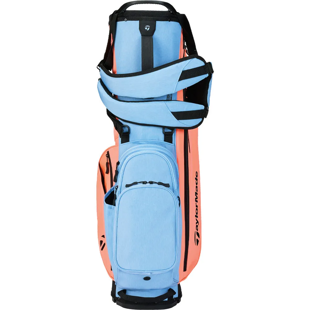 TaylorMade Flextech Crossover Stand Bag - Coral/Light Blue