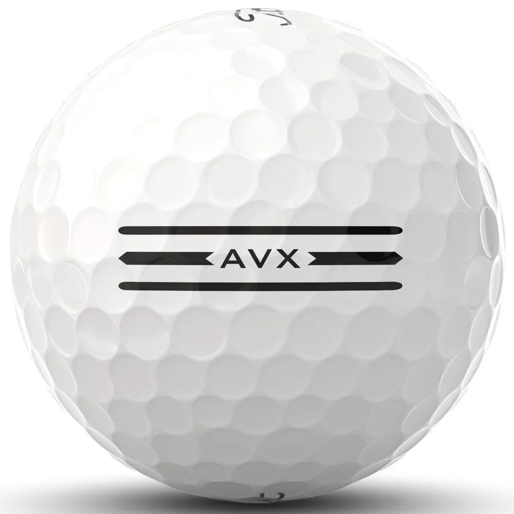 Titleist AVX Golf Balls - White - 3 Ball Sleeve