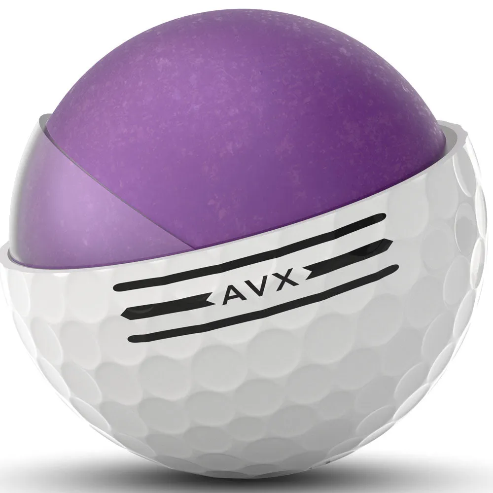 Titleist AVX Golf Balls - White - 3 Ball Sleeve