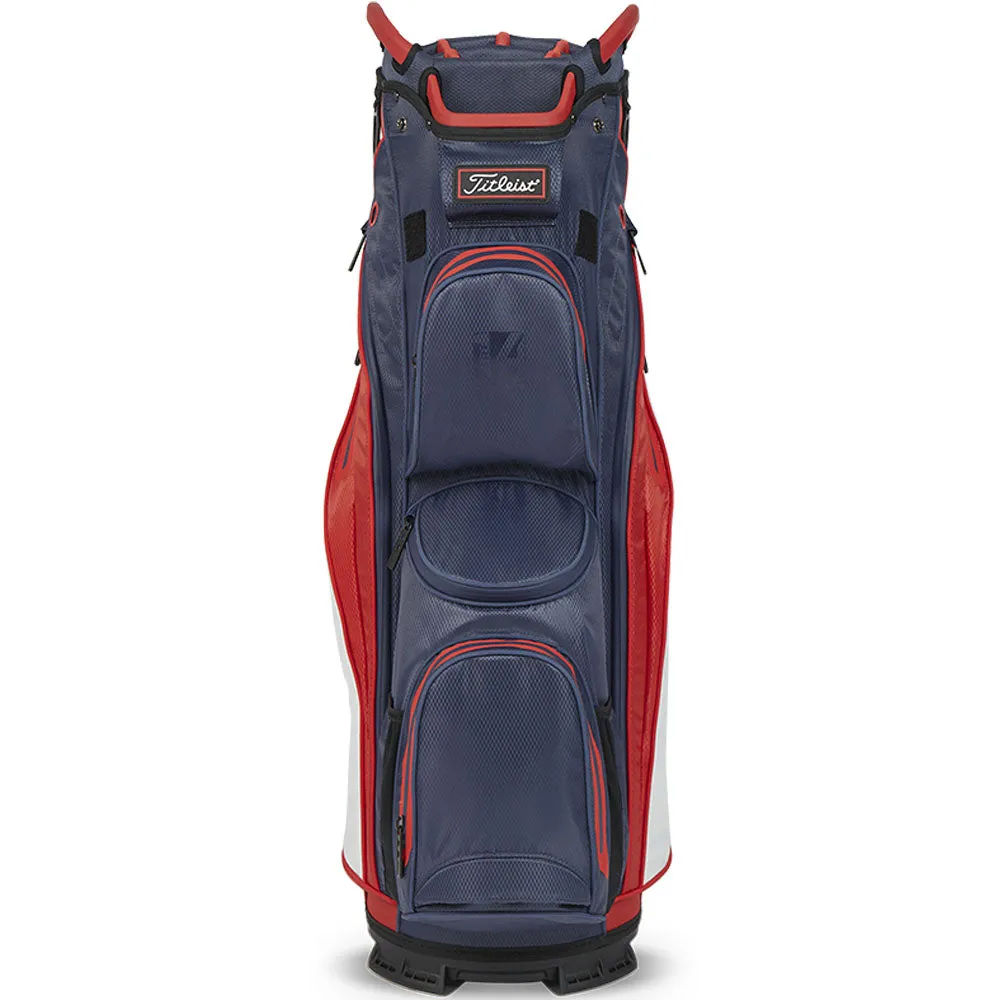 Titleist Cart 14 StaDry Waterproof Cart Bag - Navy/Red/White