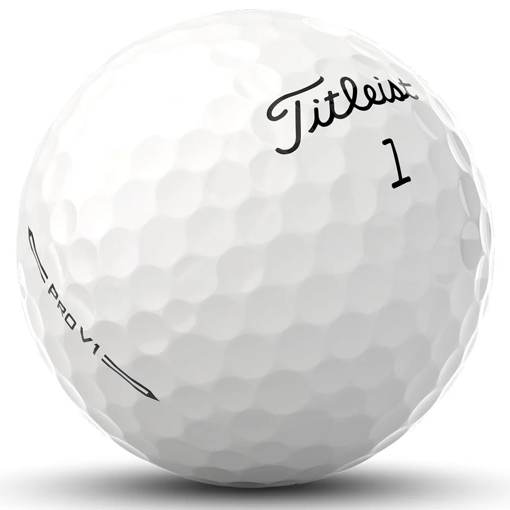Titleist Pro V1 Golf Balls - White - 3-Ball Sleeve