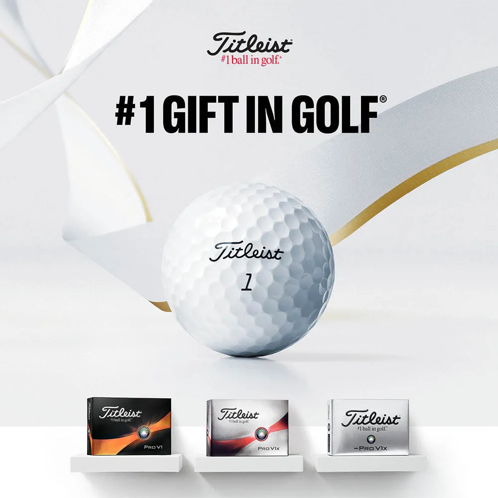 Titleist Pro V1x Golf Balls - White - 12 Pack