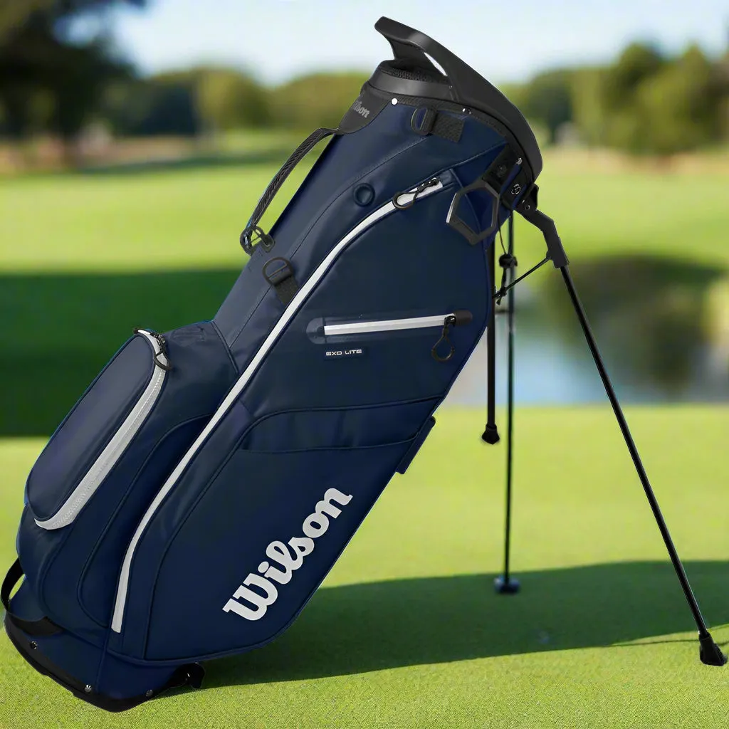 Wilson Exo Lite Stand Bag - Navy/White