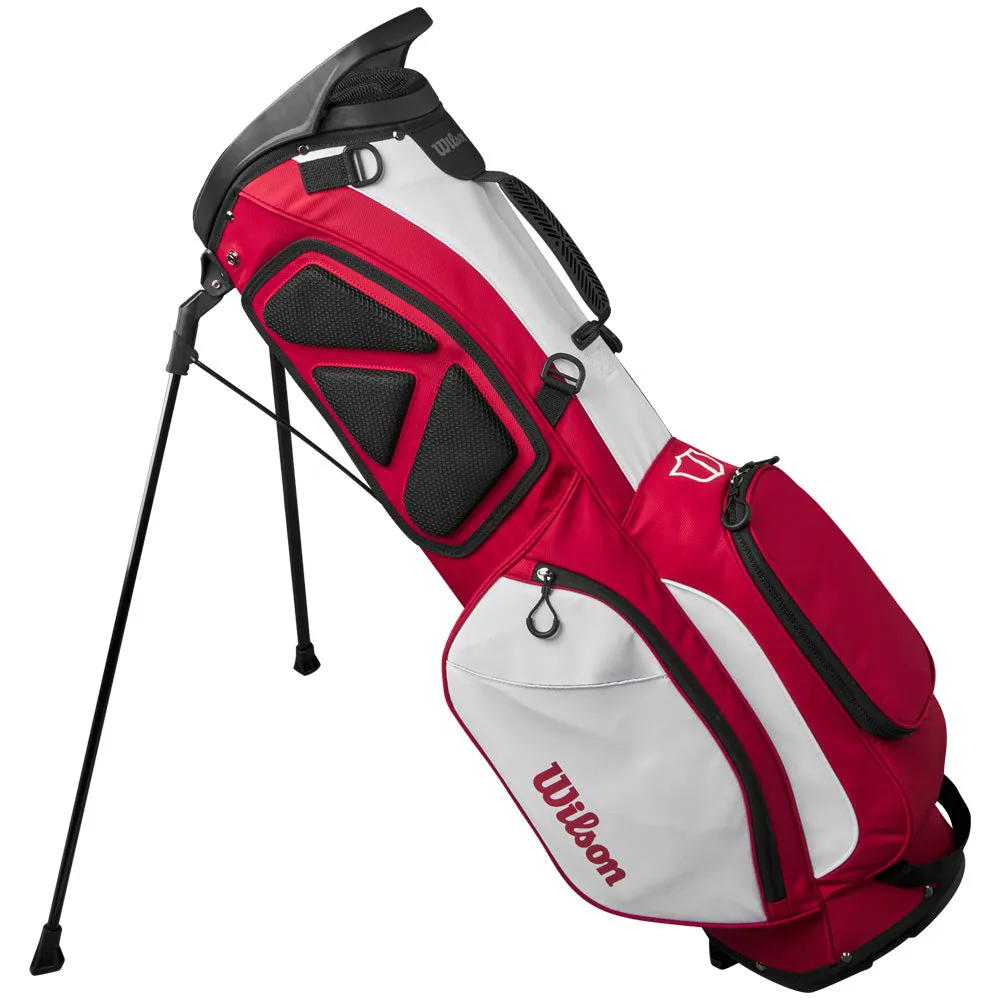 Wilson Exo Lite Stand Bag - Staff Red