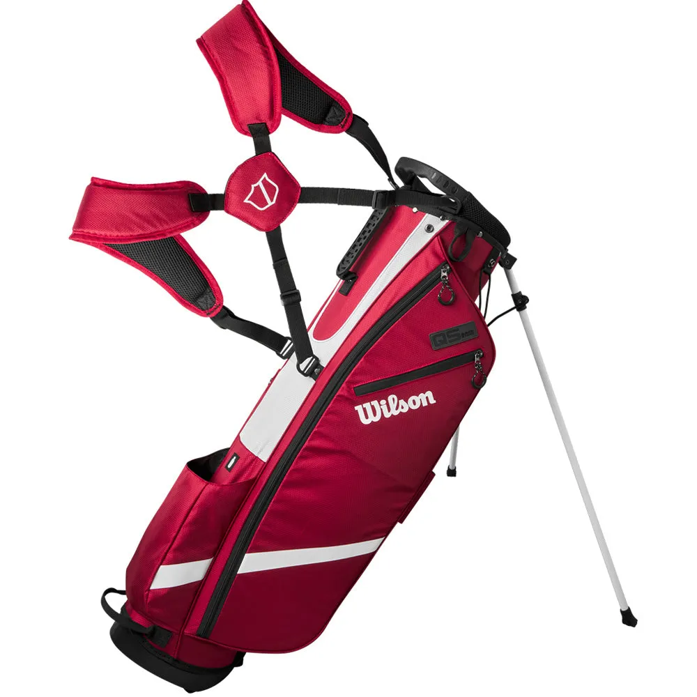 Wilson QS Lite Stand Bag - Red/White/Black