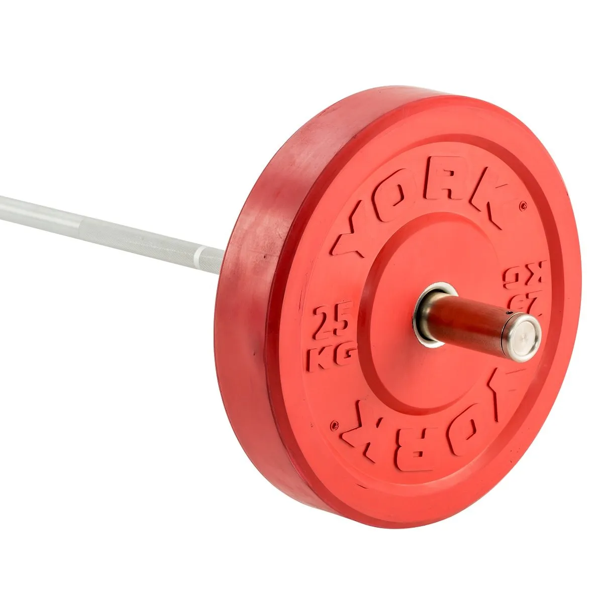 York Solid Rubber Bumper Olympic Coloured Weight Plates